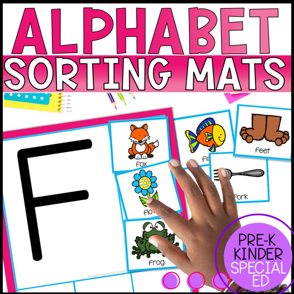 Alphabet Sorting Activities - Sorting Mats