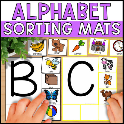 Alphabet Sorting Activities - Sorting Mats