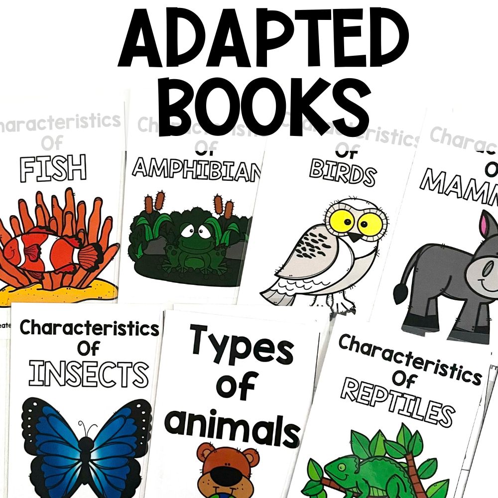 animal classification adapted books