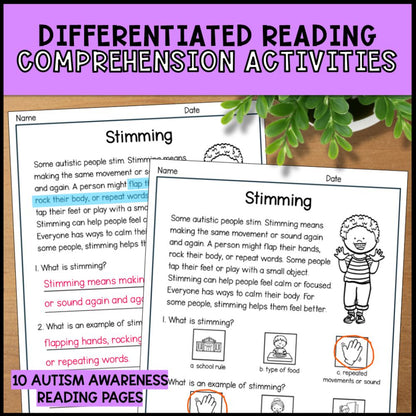 Autism Awareness Month Activities: Reading, Crafts & Bulletin Boards