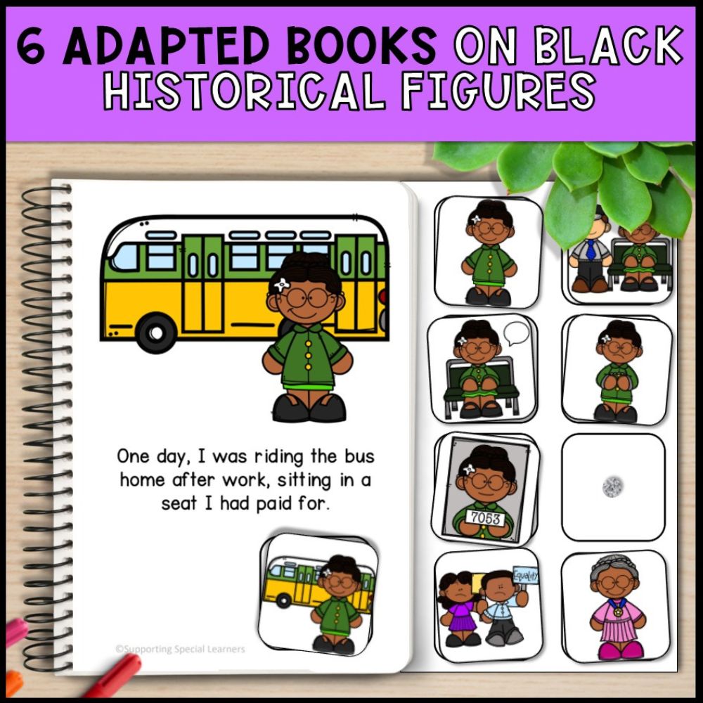 black history month activities 6 adapted books worksheets and posters