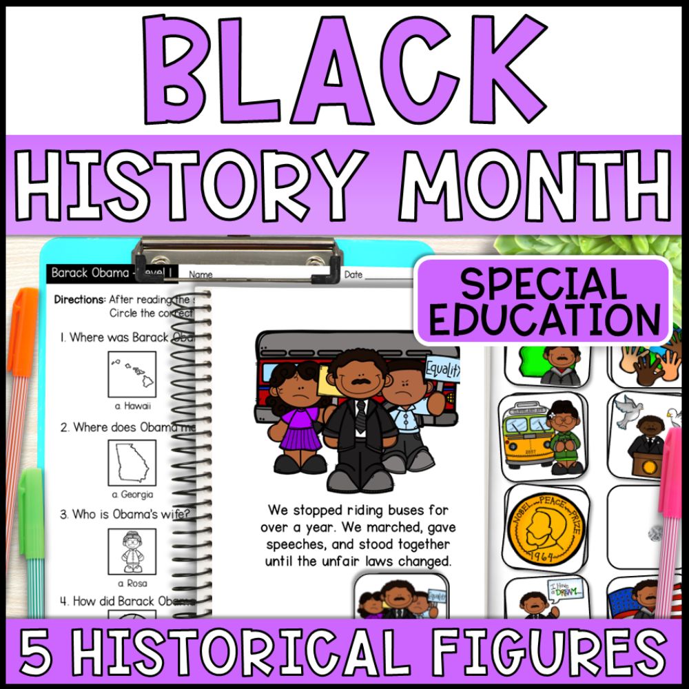 black history month activities books worksheets and posters cover