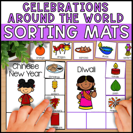 Celebrations Around The World Sorting Mats