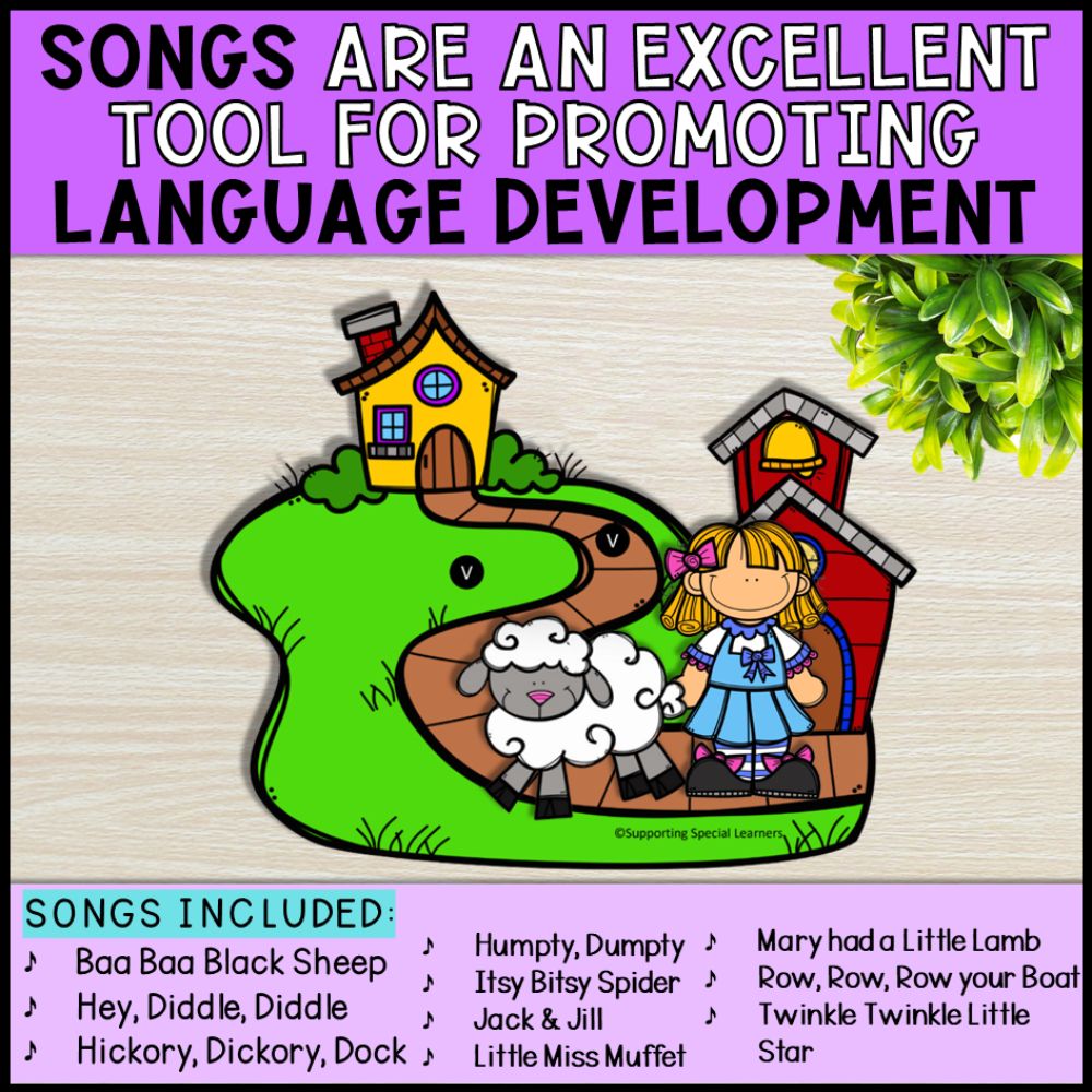 circle time nursery rhymes for language development