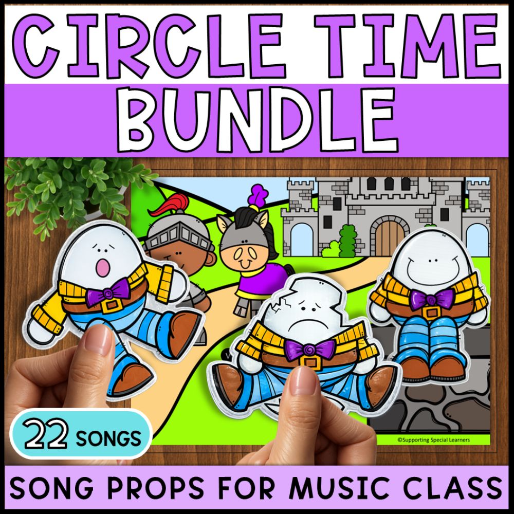 Circle Time Songs Bundle Music Activities - Special Education