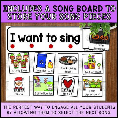 Circle Time Songs Bundle Music Activities - Special Education
