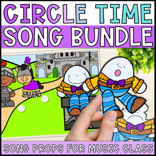 Circle Time Songs Bundle Music Activities - Special Education