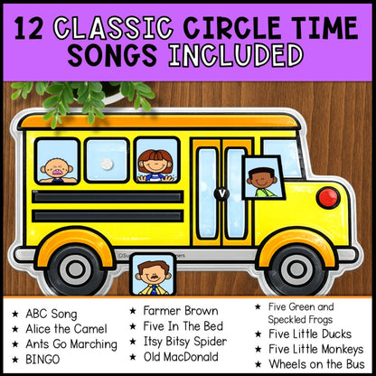 Circle Time Songs Music Activities - Special Education