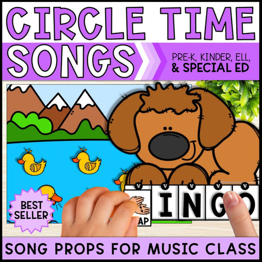 Circle Time Songs Music Activities - Special Education