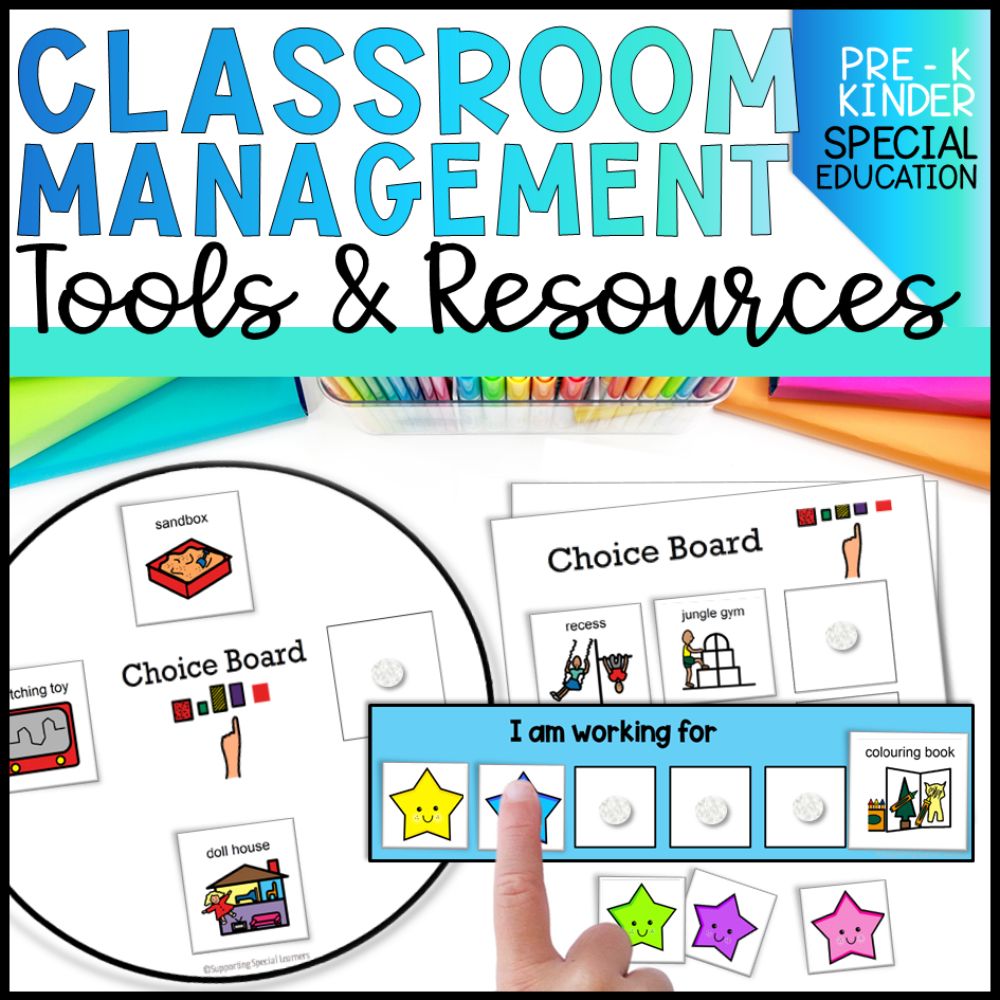 Classroom Behavior Management Visuals: Special Education and Primary