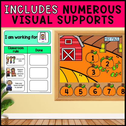 Classroom Behavior Management Visuals: Special Education and Primary
