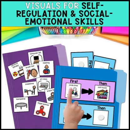 classroom behavior management visuals for self regulations and social emotional skills