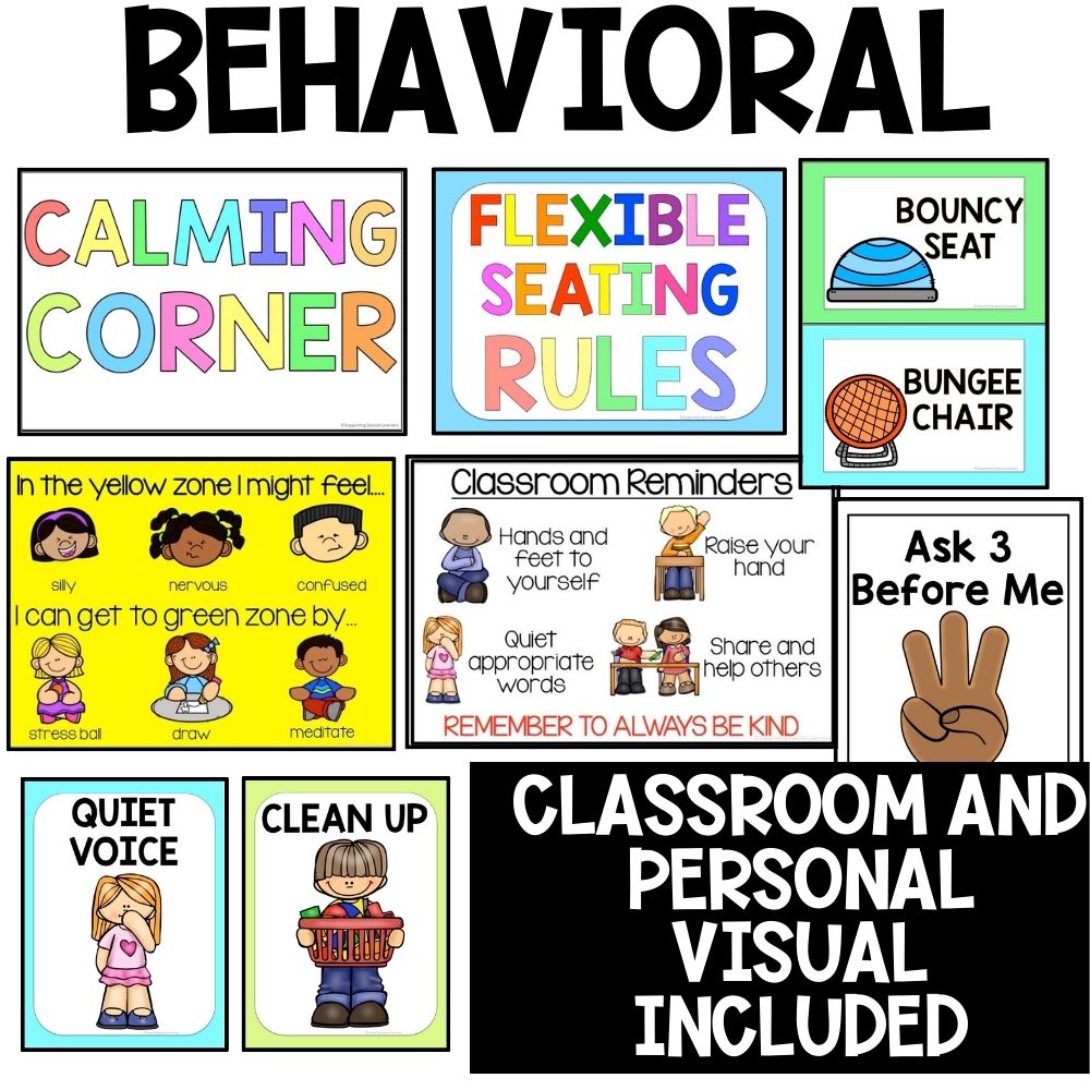 Classroom Visuals: Schedules, Behavior Supports & More
