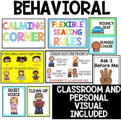 classroom visuals behavioral