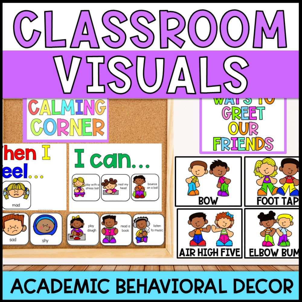 Student Visual Classroom Visuals: Schedules, Behavior Supports & More