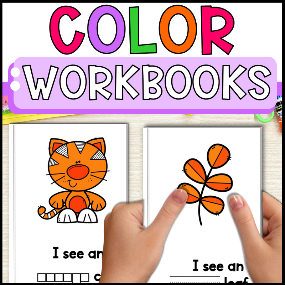 Color Student Workbooks: 33 Booklets to Practice Colors and Vocabulary