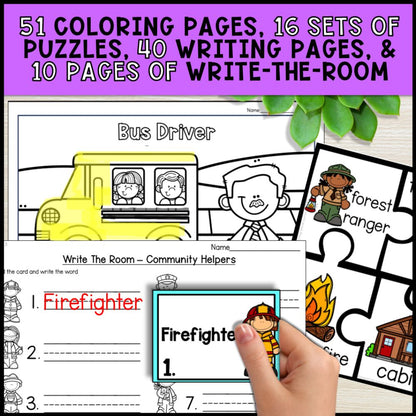 Community Helpers Social Studies - Special Education and Kindergarten