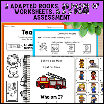Community Helpers Social Studies - Special Education and Kindergarten