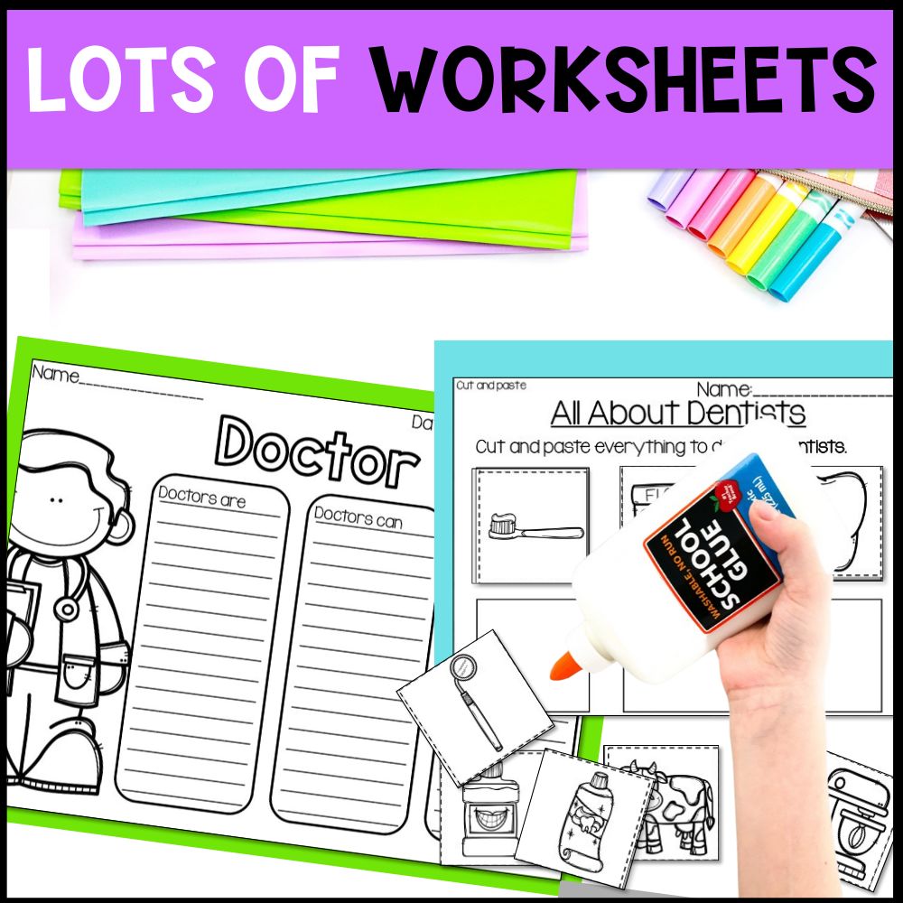 community helpers social studies worksheets