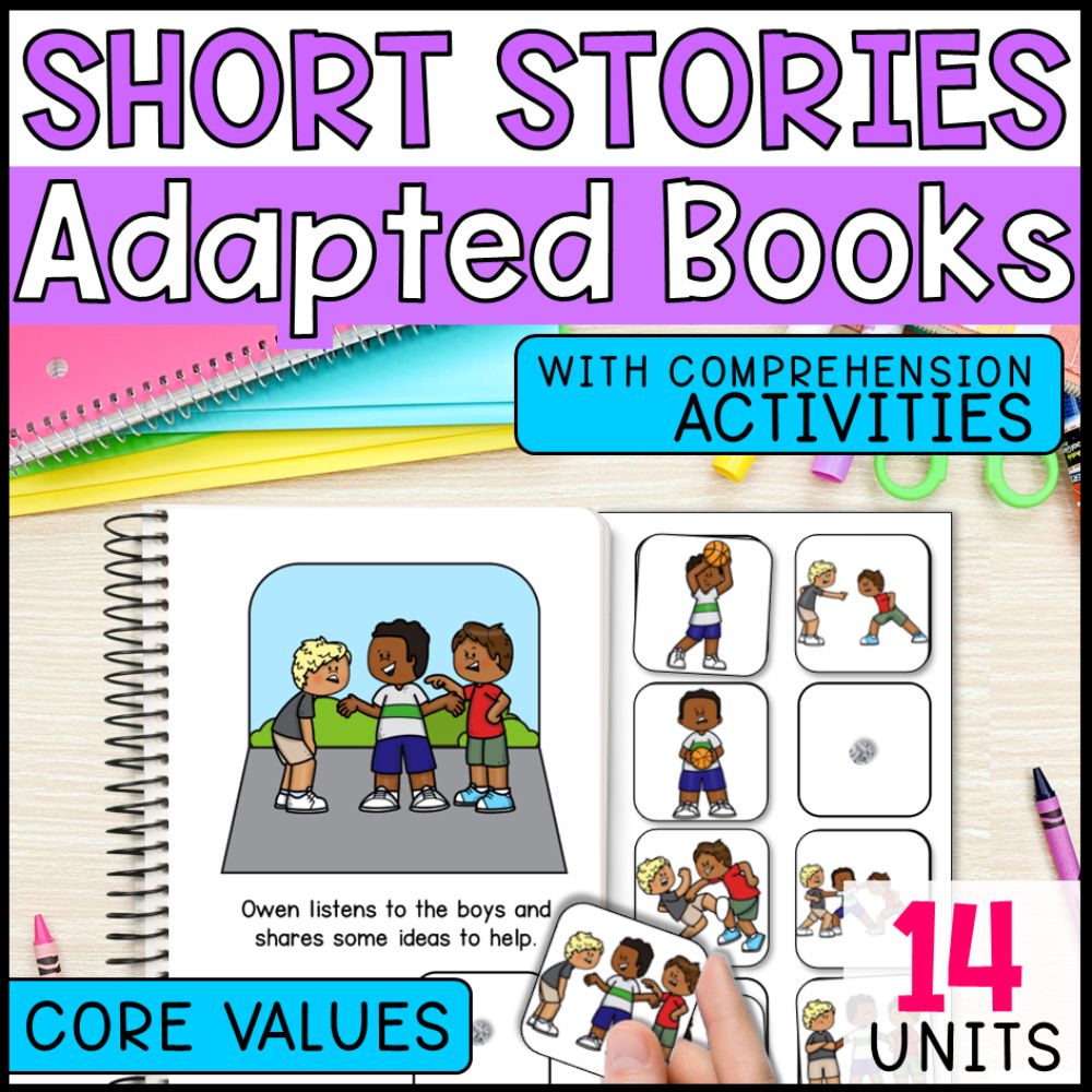 Core Values Short Stories Adapted Books - Special Education