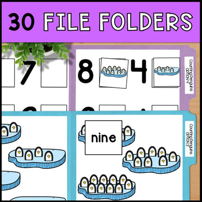 Counting to 10 Bundle 1: Adapted Books, Task Cards, and File Folders