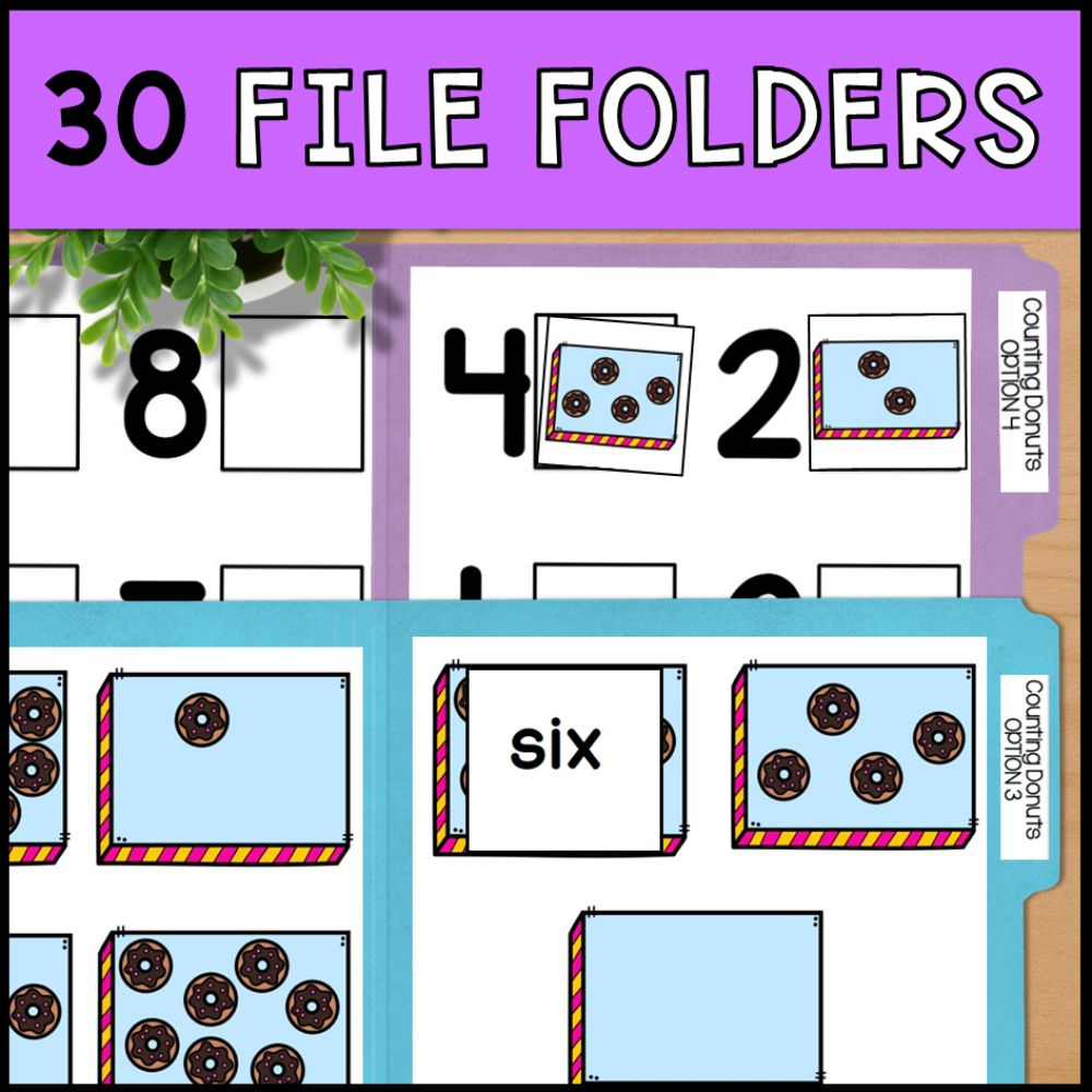 Counting to 10 Bundle 2: Adapted Books, Task Cards, and More