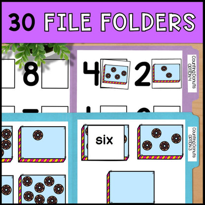 Counting to 10 Bundle 2: Adapted Books, Task Cards, and More