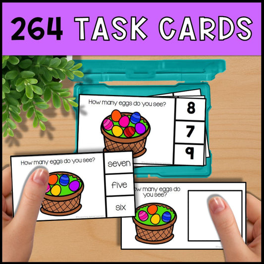Holiday Themed Counting to 10: Hands-on Interactive Activities