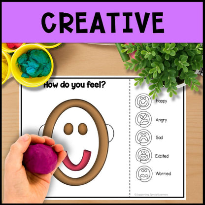 Playdough Mats - Letters, Shapes, Numbers, Emotions and More