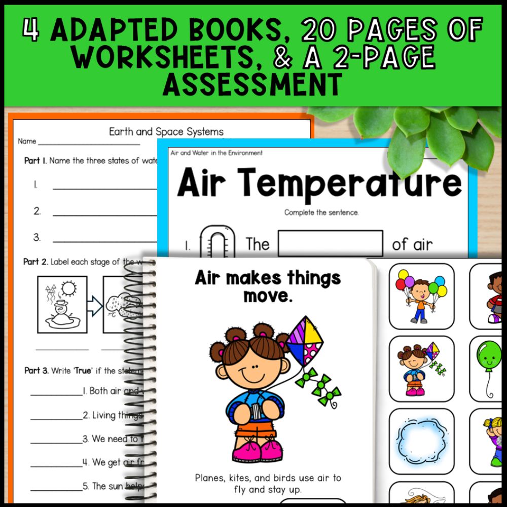 Earth and Space Systems Grade 2 Adapted Science Special Education
