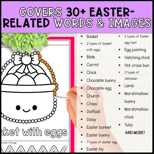 Easter Centers Bundle - Fine Motor Activities & Worksheets