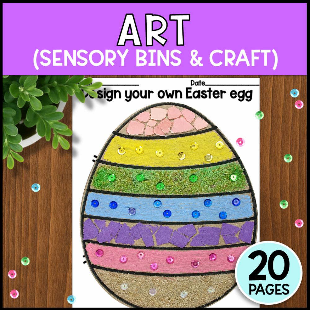 Easter Math, Literacy & Art Activities - Special Education