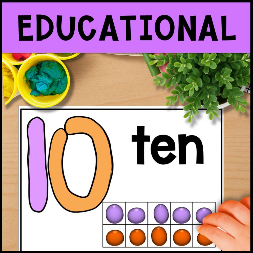 Playdough Mats - Letters, Shapes, Numbers, Emotions and More
