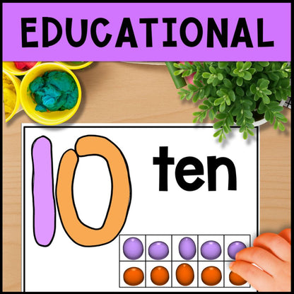 Playdough Mats - Letters, Shapes, Numbers, Emotions and More