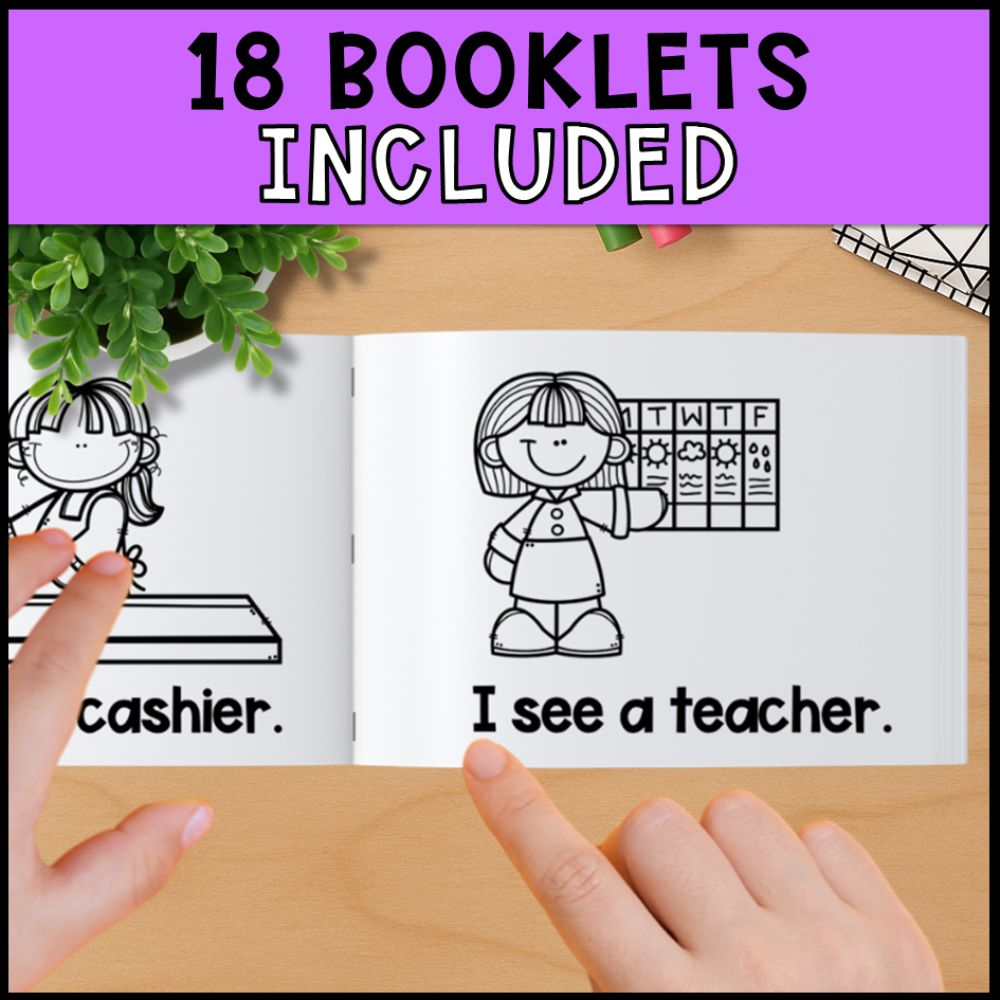 Emergent Readers 18 I see Booklets for Beginning Readers