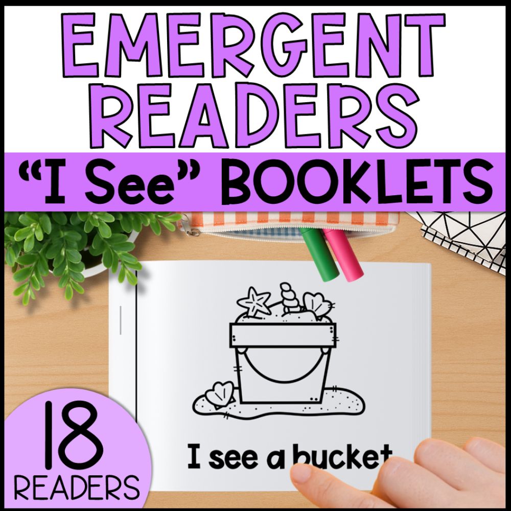 Emergent Readers 18 I see Booklets for Beginning Readers