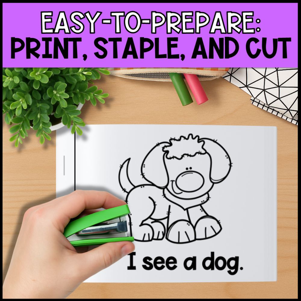 Emergent Readers 18 I see Booklets for Beginning Readers