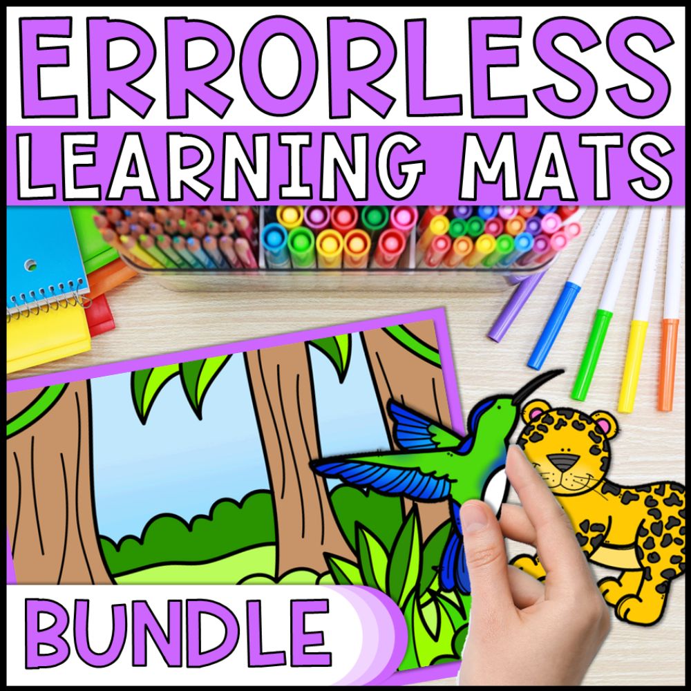 Errorless Learning Mats Bundle - Habitats, Seasons, Holidays & More