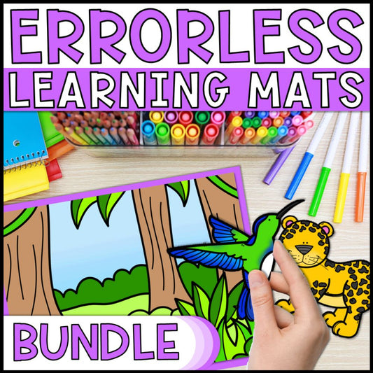 Errorless Learning Mats Bundle - Habitats, Seasons, Holidays & More
