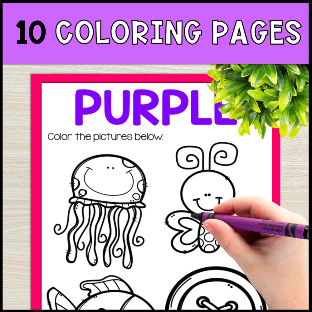 errorless learning colors file folders task boxes 10 coloring pages