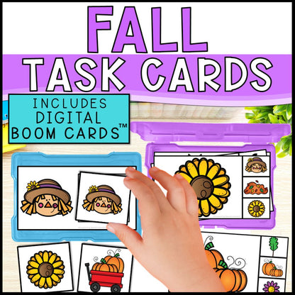 fall task boxes boom cards cover