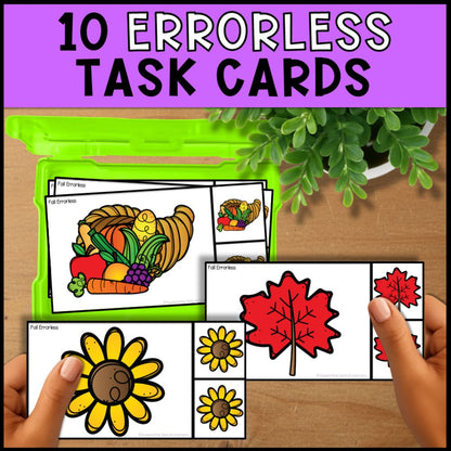 Fall Errorless Learning - Errorless File Folders & Task Boxes