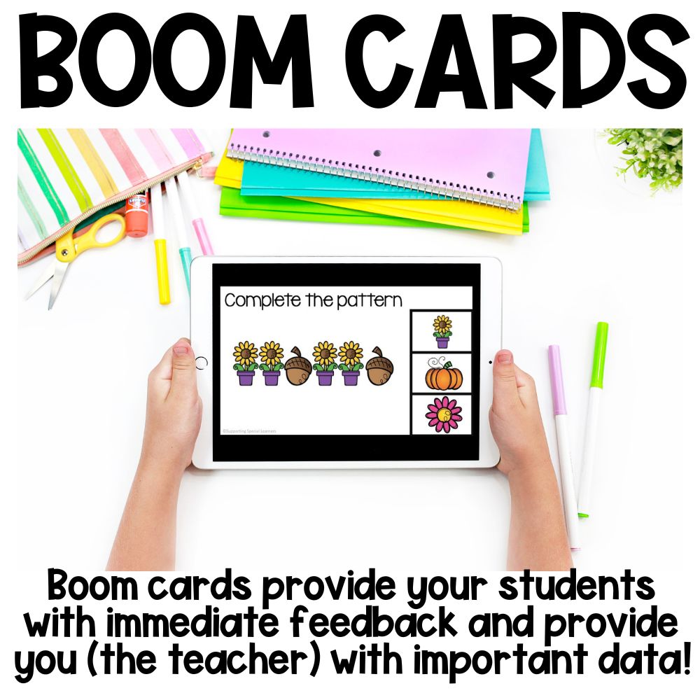 fall task boxes boom cards importance