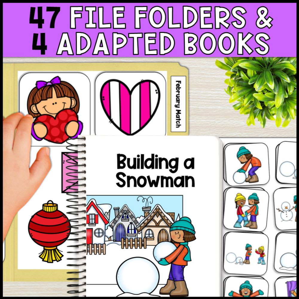 february basic concepts worksheets ela and math practice file folders and adapted books