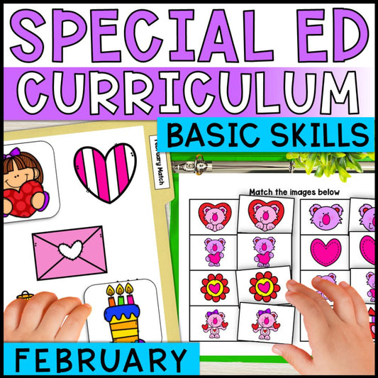 February Basic Concepts Worksheets: ELA and Math Practice