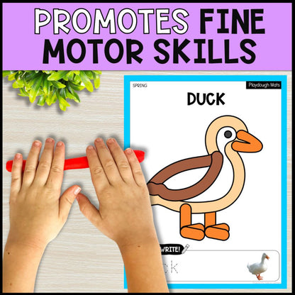 fine motor playdough mats special education centers - seasonal theme promotes fine motor skills