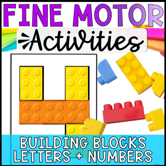 fine motor activity building blocks cover