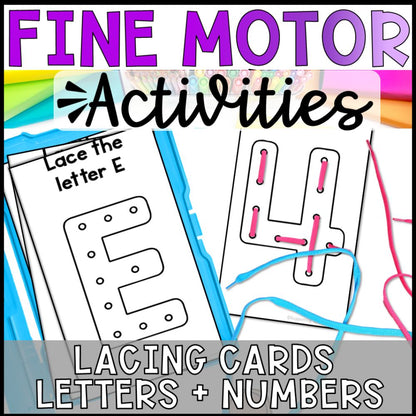 fine motor activity lacing cover