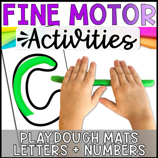 fine motor playdough mats cover