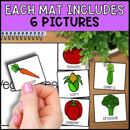 Food Groups Sorting Activities - Sorting Mats